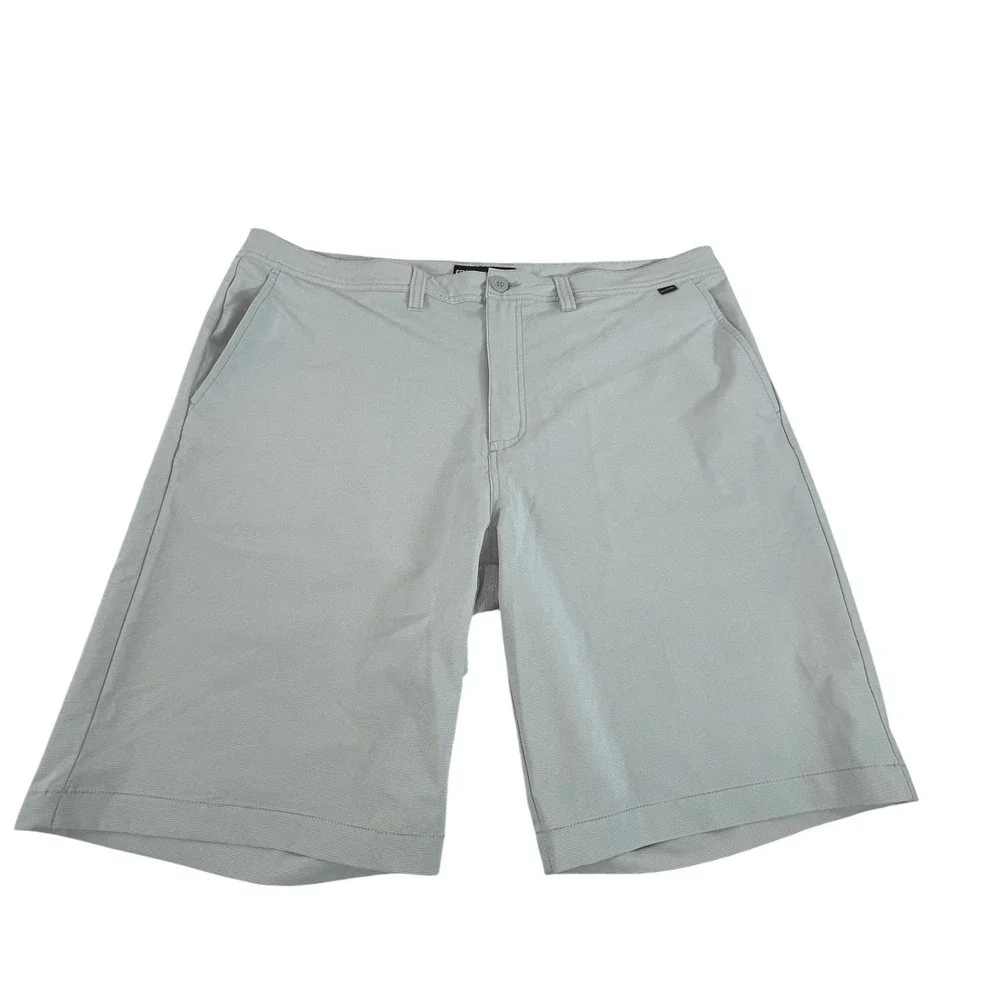Travis Mathew Performance Shorts 40 Mens Pockets Stiped Golf